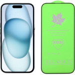Idol 1991 Tempered Glass Iphone 15 6.1'' 9H 0.25mm 20D Full Glue Semi Curved Special Full Cover BLACK