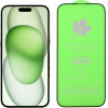 Idol 1991 Tempered Glass Iphone 15 Plus 6.7'' 9H 0.25mm 20D Full Glue Semi Curved Special Full Cover BLACK