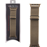 Volte-Tel ������� �������� Apple Watch 42/44/45/49mm Elastic Braided Nylon Khaki VT101
