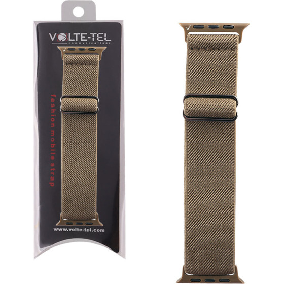 Volte-Tel ������� �������� Apple Watch 42/44/45/49mm Elastic Braided Nylon Khaki VT101