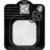 Volte-Tel Tempered Glass Iphone 15 6.1''/15 Plus 6.7'' 9H 0.25mm 3D Curved For Camera TRANSPARENT