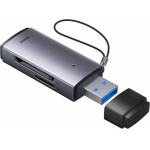 Baseus Lite Series SD/Tf Memory Card Reader, Usb Gray - (WKQX060013)