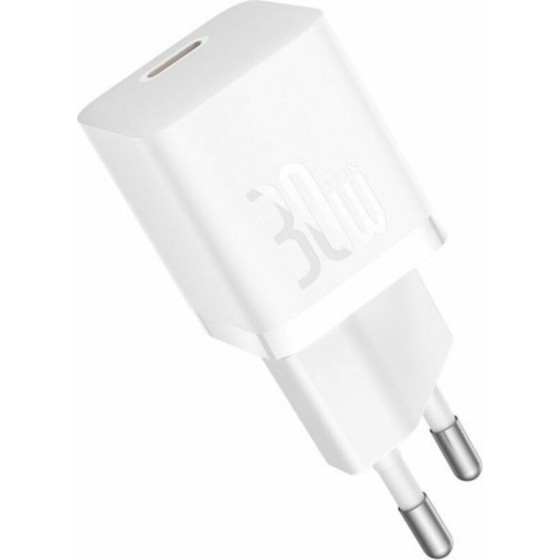 Baseus Mini Wall Charger GaN5 30W White - (CCGN070502)