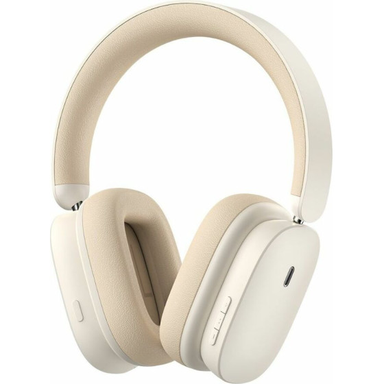 Baseus Wireless Headphones With Noise-Cancellation Bowie H1i White - (A00050402223-00)