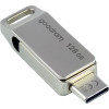 GoodRAM Otg Flash Drive USB3.2 GEN1 128GB & TYPE-C Silver - (ODA3-1280S0R11)