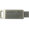 GoodRAM Otg Flash Drive USB3.2 GEN1 32GB & TYPE-C Silver - (ODA3-0320S0R11)