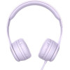 Lamtech Extra Bass Stereo Headphones With Mic Purple - (LAM113737)