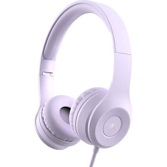 Lamtech Extra Bass Stereo Headphones With Mic Purple - (LAM113737)