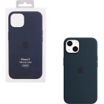 Apple ���� Iphone 13 A2706 Silicone Cover With Magsafe Abyss Blue Packing Or - (MM293ZM/A)