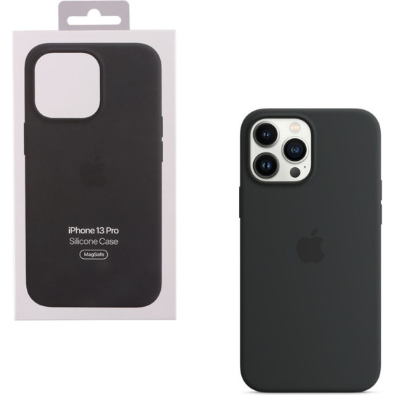 Apple ���� Iphone 13 Pro A2707 Silicone Cover With Magsafe Midnight Packing Or - (MM2K3ZM/A)
