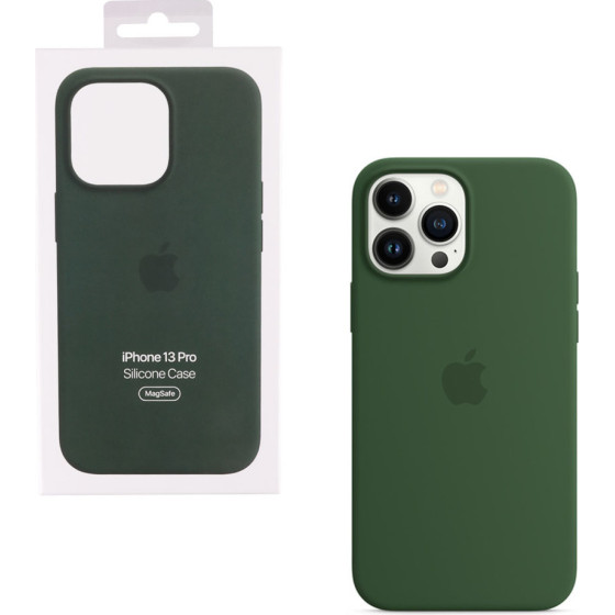 Apple ���� Iphone 13 Pro MM2F3ZM/A A2707 Silicone Cover With Magsafe Clover Packing Or - (MM263ZM/A)