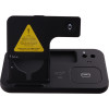 NSP N21 Wireless Charger 4 In 1 (Phone 15W/Smartwatch 2W/Bluetooth 3W/Apple Pencil 1W) USB-C 1m BLACK