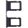 3rd Party Iphone 14 Plus Dual Sim Card Holder Black OEM