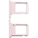 3rd Party Iphone 14 Plus Dual Sim Card Holder Silver OEM