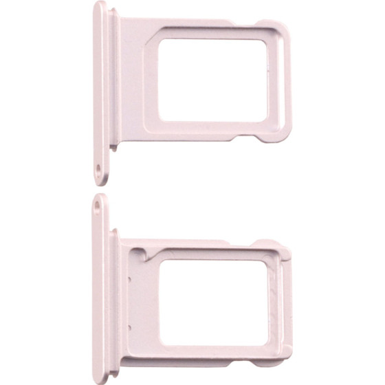 3rd Party Iphone 14 Plus Dual Sim Card Holder Silver OEM