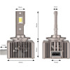 AMiO ������ Led �� ������ D1S/D1R 9-16V 70W 6.500K 8600lm Xd Series - 2 ���. - (03310)