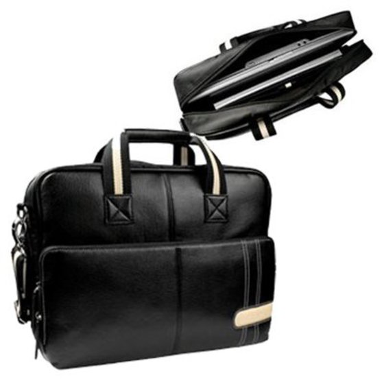 ���� LAPTOP 18 LEATHER GAIA BLACK KRUSELL