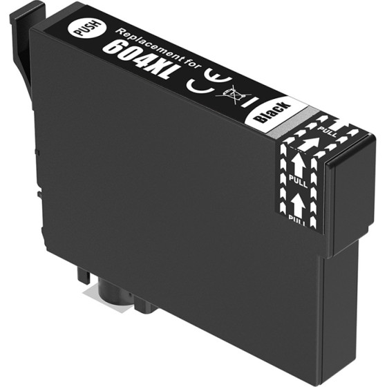 ������� Inkjet ��� Epson, T604XL, 12ml, ����� - (EI-T604XLBK)