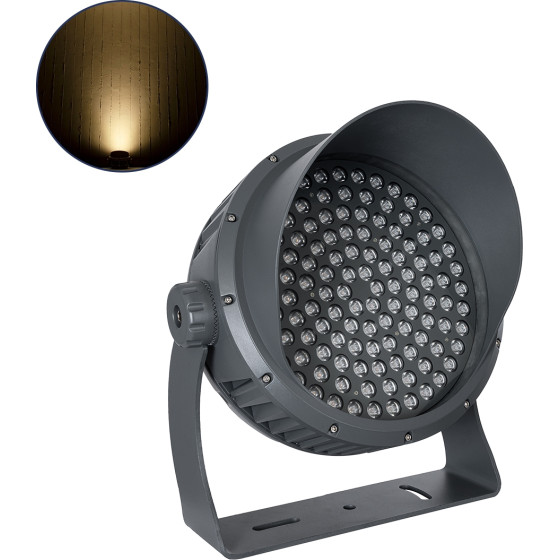 GloboStar FLOOD-Dimo ��������� Wall Washer �� ������������� ������ ��� ������� ������� Led 150W 13500lm 10� Ac 220-240V ��������� IP67 �43 x �45 x �46cm ����� ����� 2700K - ���� ������� - 3 ������ ������� - (90749)