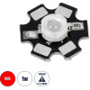 GloboStar High Power Star Led - ������ ������ Star Led 1W Dc 3.2V ������� �2 x �0.6cm - 2 ������ ������� - (73746)