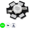 GloboStar High Power Star LED - ������ ������ Star LED 5W DC 3.2V ������� �2 x �0.6cm - 2 ������ ������� - (73751)