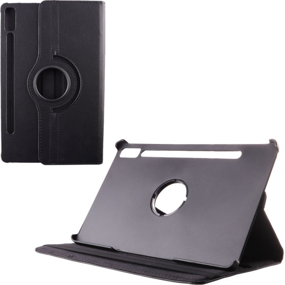 Volte-Tel ���� Lenovo Tab P11 Pro Gen 2 11.2'' Leather Book Rotating Stand BLACK