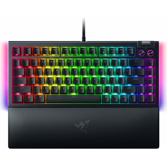 Razer Blackwidow V4 75% - Mechanical Rgb Gaming Keyboard - Hot-Swappable - Orange Tactile Switches - (RZ03-05000100-R3M1)