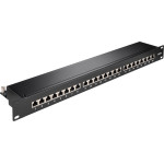 Goobay Patch Panel 19''/1U, 24x ports, Cat 6a STP, ����o - (90854)
