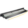 Goobay Patch Panel 19''/1U, 24x ports, Cat 6a STP, ����o - (90854)