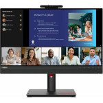 Lenovo Monitor Thinkvision T24v-30 23.8'' Fhd IPS, Slim Bezel, HDMI, Display Port, VGA, Height adjustable, Webcam, Speakers, 3YEarsw - (63D8MAT3EU)