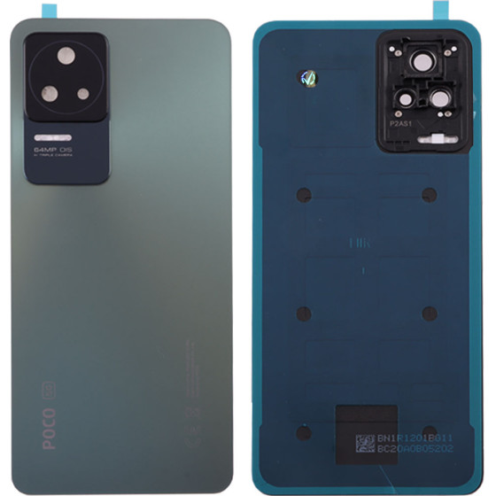 3rd Party Xiaomi Poco F4 5G Battery Cover - Camera Lens Green OEM