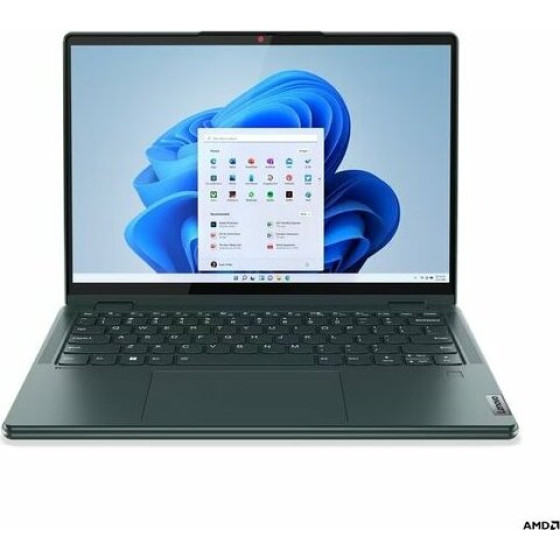 Lenovo Laptop Yoga 6 13ALC7 Convertible 13.3'' Wuxga IPS/R5-5500U/8GB/512GB/Amd Radeon Graphics/Win 11H/Fabric Dark Teal - (82UD0080GM)