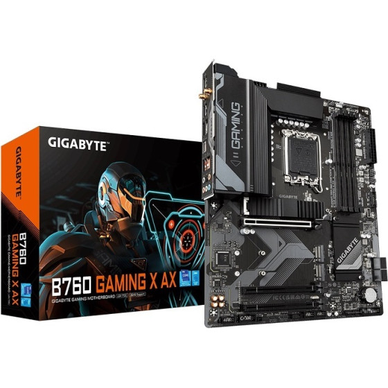 Gigabyte Motherboard B760 Gaming X Ax DDR4, 1700, Atx - (B760 Gaming X AXDDR4)