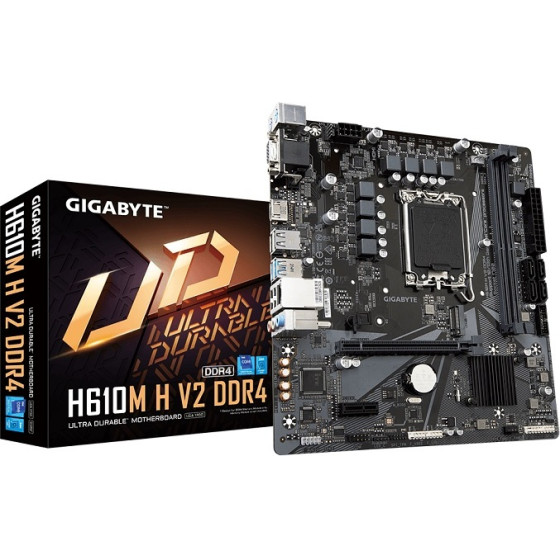 Gigabyte Motherboard 1700 ,Matx - (H610M H V2 DDR4)