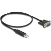 DeLock ������� Usb �� RS-232 921.6Kbps, 50cm, ����� - (66461)