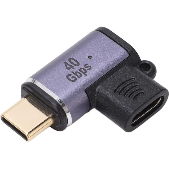 Powertech ���������� USB-C ����������, 100W, 40Gbps, ���� - (PTH-107)