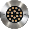 GloboStar UNDERGROUND-Sina ������� ��������� ���� ������� Led 18W 1620lm 15� Dc 24V ��������� IP68 �20 x �11cm ����� ����� 2700K - ���������� ������ - 3 ������ ������� - (90571)