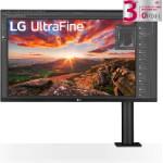 LG Electronics LG Monitor ERGO, Lcd Tft Ips LED, Uhd 4K, 27'', 16:9, 350 CD/M2, 1000:1, 5MS, 60Hz, 3840x2160, 2xHDMI/1xDisplay PORT/USB-C/Hp OUT, 2X5WAtt SPEAKERS, BLACK, 3YW & 0 Pixel . - (27UN880P-B)