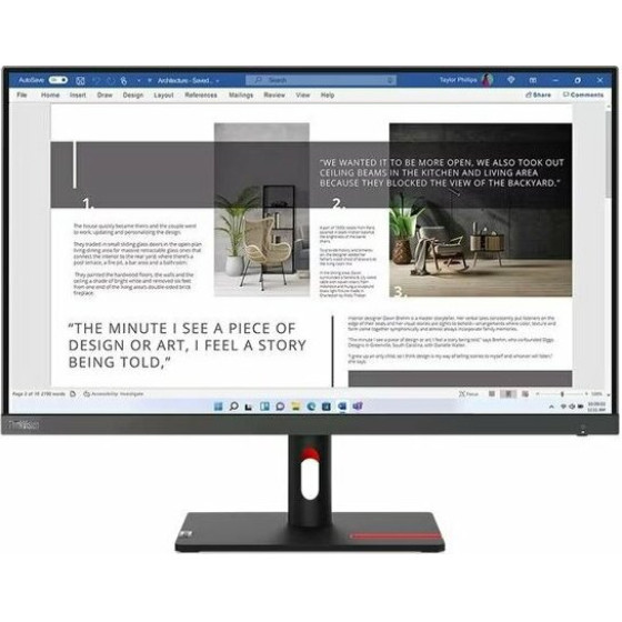 Lenovo Monitor Thinkvision S27i-30 27'' Fhd IPS, HDMi, VGA, 3YEarsw - (63DFKAT4EU)