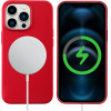 Idol 1991 ���� Iphone 15 Pro 6.1'' Velvet Magsafe Tpu Camera Guard RED