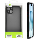 Lime Successories Lime ���� Iphone 15 6.1'' Hardshell Fusion Full Camera Protection Black With Red KEYS
