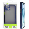 Lime Successories Lime ���� Iphone 15 6.1'' Hardshell Fusion Full Camera Protection Blue With Yellow KEYS