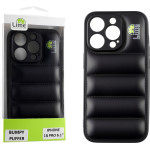 Lime Successories Lime ���� Iphone 15 Pro 6.1'' Bumpy Puffer Tpu Full Camera Protection BLACK