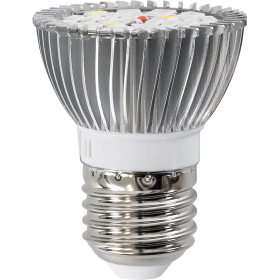 GloboStar ���� Led E27 MR16 28W 300lm 120� Ac 220-240V IP20 Grow Light Full Spectrum - Led ���� ��������� ����� ��� ������ ���������� 0.6m x 0.6m ������� �������� �5 x �6cm - ���, ���� & ������� - 2 ������ ������� - (79691)