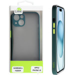 Lime Successories Lime ���� Iphone 15 6.1'' Hardshell Fusion Full Camera Protection Green With Yellow KEYS