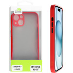 Lime Successories Lime ���� Iphone 15 6.1'' Hardshell Fusion Full Camera Protection Red With Black KEYS