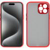 Lime Successories Lime ���� Iphone 15 Pro Max 6.7'' Hardshell Fusion Full Camera Protection Red With Black KEYS