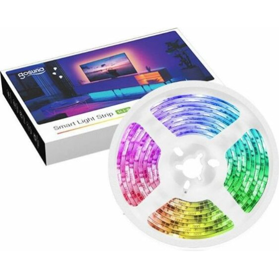 Gosund NiteBird ������ LED ����������� 12V RGB ������ 2.8m ��� 30 LED ��� ����� ����� SMD5050 - (SL1)