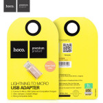 Hoco ���������� Lightning To Micro Usb ��� ������� & �������� ��������� - (LIGHTNING-MICROUSB)