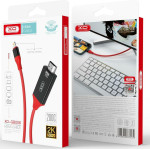 XO ������� Lighting To HDMI+Usb 2K 60HZ, 2M - (GB006)